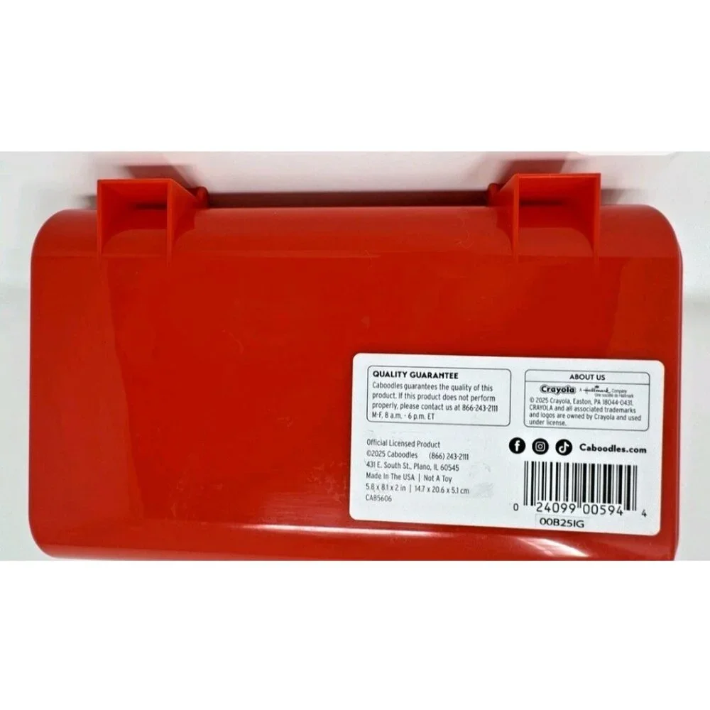 Caboodles Take It Tote Crayola Red Limited Edition Retired Color Makeup Case